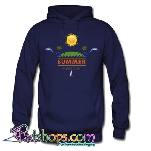 Vacation to the summer beach Hoodie NT