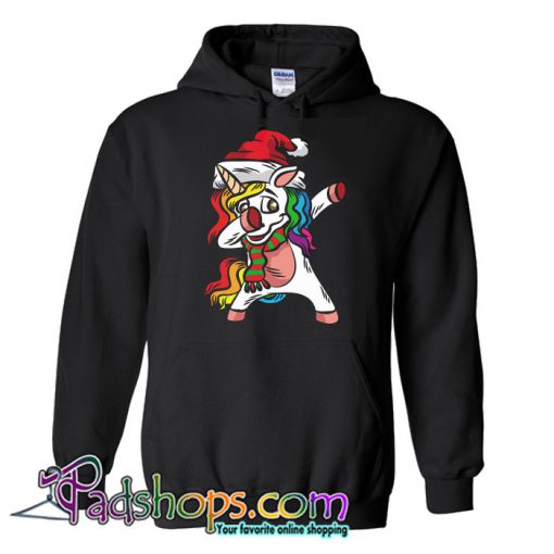 DABBING CHRISTMAS UNICORN SANTA CLAUS DAB Hoodie NT