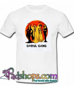 Elvira Morticia Lily Bride Ghoul Gang Halloween T-Shirt NT