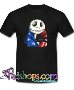 Jack Skellington American Flag T-Shirt NT
