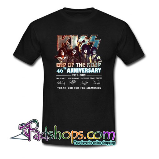 Kiss 46th Anniversary 1973-2019 T-Shirt NT