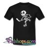 Skeleton Hockey Lovers Halloween T-Shirt NT