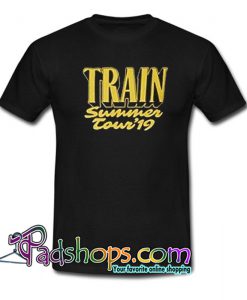 Train Summer Tour 2019 Black Yellow Trending T-Shirt NT