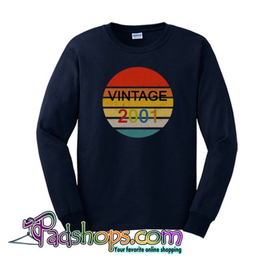 Vintage Retro 2001 Sweatshirt NT