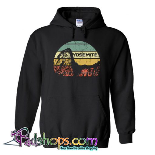 Vintage retro sunset camping Yosemite Hoodie NT