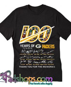 100 Years of Green Bay Packers T-shirt