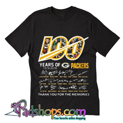 100 Years of Green Bay Packers T-shirt