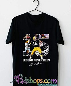 Bart Starr 15 1934 2019 Thank You For The Memories tshirt copy