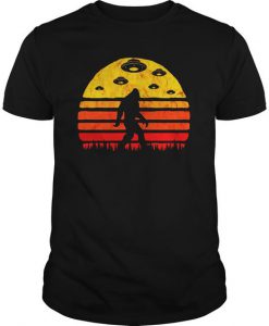 Bigfoot Ufo Abduction Tshirt