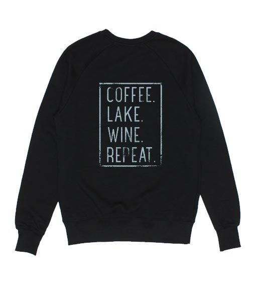 Coffee Lake Wine Repeat Sweatshirt