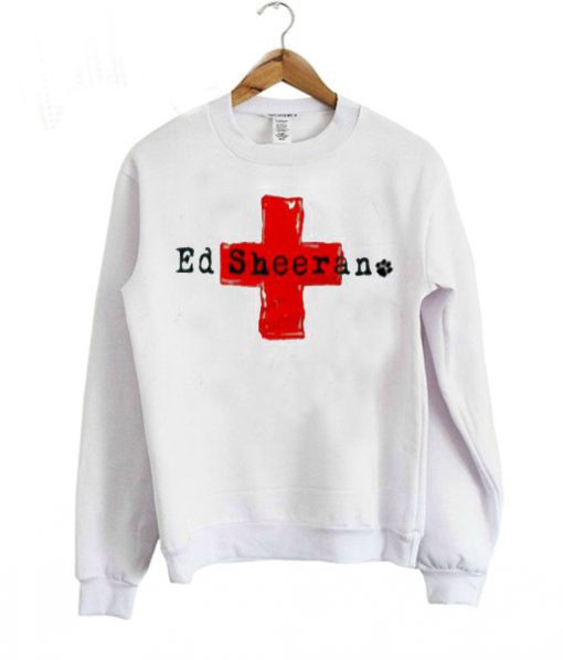 Ed Sheeran red cross Sweatshirt