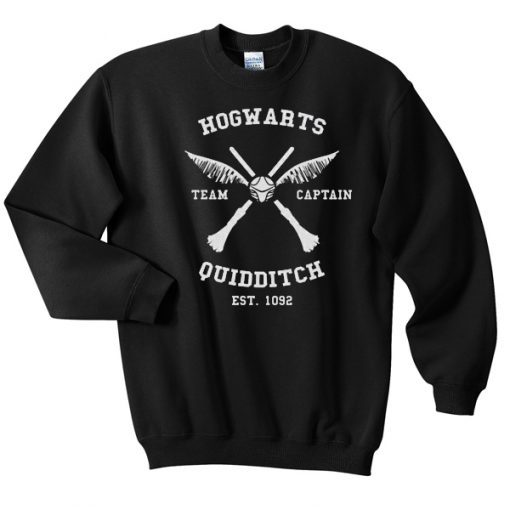 Hogwarts Quidditch Est 1092 Team Captain Sweatshirt