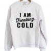 I Am Freakig Cold Sweatshirt