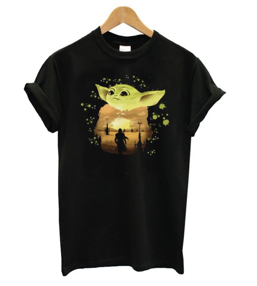 Baby Yoda Anime T shirt Ad