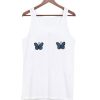 Blue Ribbed Butterfly Tank top Ad