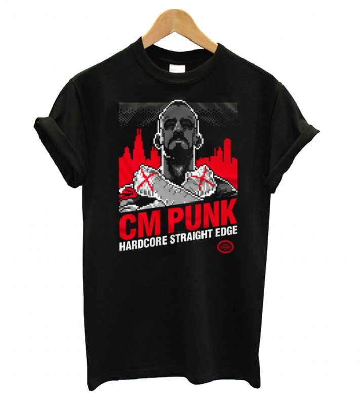 cm punk aew t shirt uk