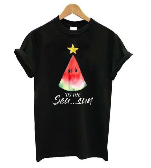 Christmas in july Tis the Sea.. Sun T shirt Ad