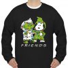 Grinch and Snoopy light christmas sweatshirt Ad