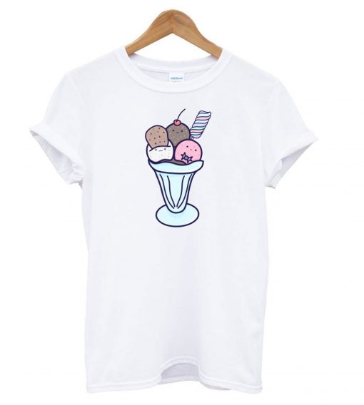 Ice Cream Sundae T shirt Ad