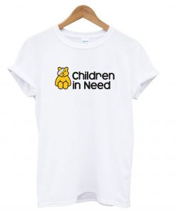 Pudsey Bear Children In Need T shirt Ad