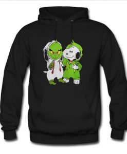 Snoopy And Grinch Christmas hooadie Ad