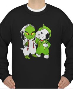 Snoopy And Grinch Christmas sweatshirt Ad