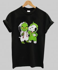 Snoopy And Grinch Christmas t shirt Ad