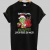 Sorry Santa naughty just feels so nice tshirt Ad