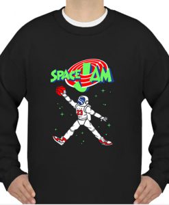 Space Jam with Michael Jordan sweatshirt Ad