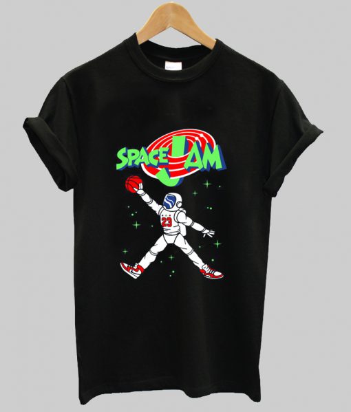 Space Jam with Michael Jordan t shirt Ad