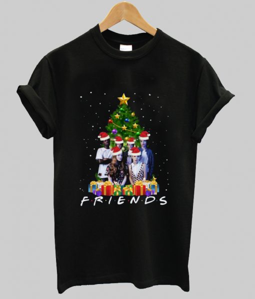 Stranger Things characters Friends Christmas T shirt Ad