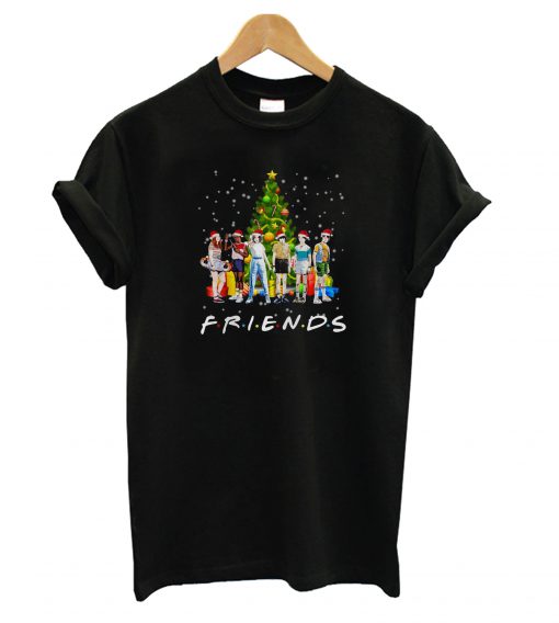 Stranger Things characters Friends Christmas T shirt Ad