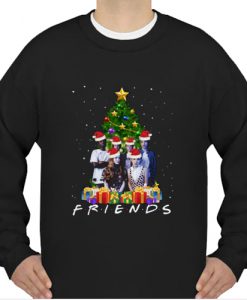 Stranger Things characters Friends Christmas sweatshirt Ad