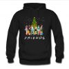 Stranger Things characters Friends Christmas tree hoodie Ad