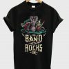 the band with rocks in t-shirt Ad