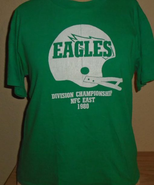 vintage 1980 Philadelphia Eagles football t shirt