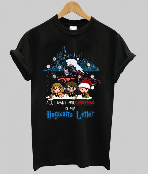 All I Want For Christmas Is My Hogwarts Letter Shirt Ad