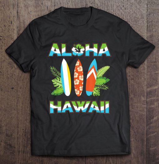 Aloha Hawaii beach t shirt Ad