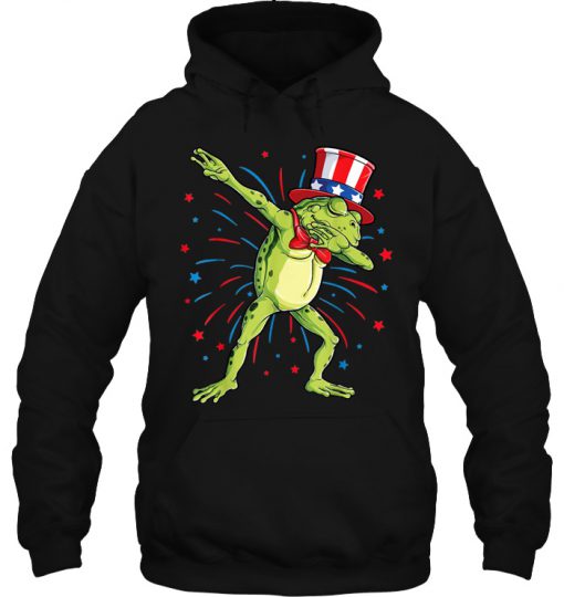 Ameria Frog Dabbing 4th Of July hoodie Ad