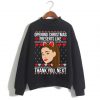 Ariana Grande Christmas Thank You Next Sweatshirt Ad