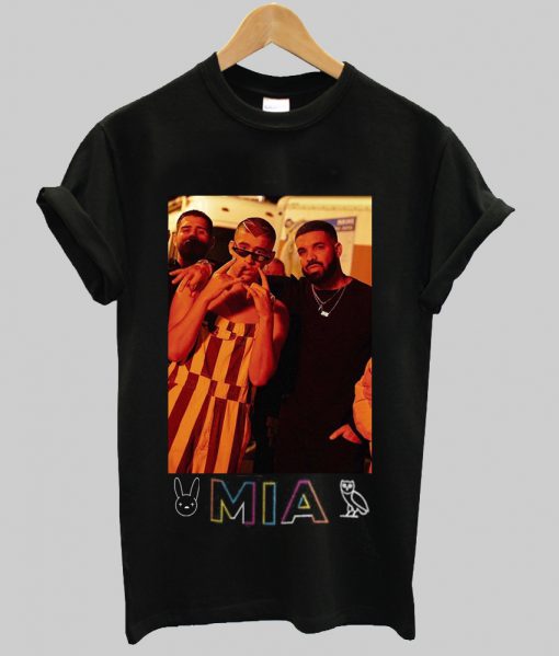 Bad Bunny & Drake MIA t shirt Ad