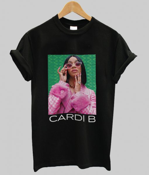 Cardi B Shades T-Shirt Ad