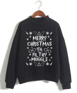Christmas Ya Filthy Muggle Harry Potter sweatshirt Ad