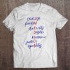 Courage Freedom Diversity Rights t shirt Ad