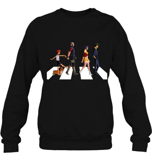 Cowboy Bebop Team Walking Abbey Road sweatshirt Ad
