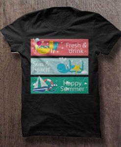 Cute banners summer t shirt Ad