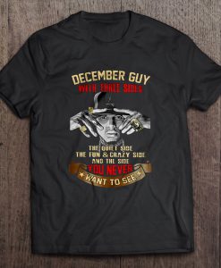 December Guy With Three Sides t shirt ad
