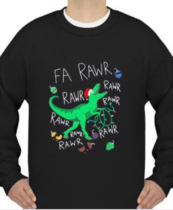 Dinosaur Fa Rawr Rawr Christmas sweatshirt Ad