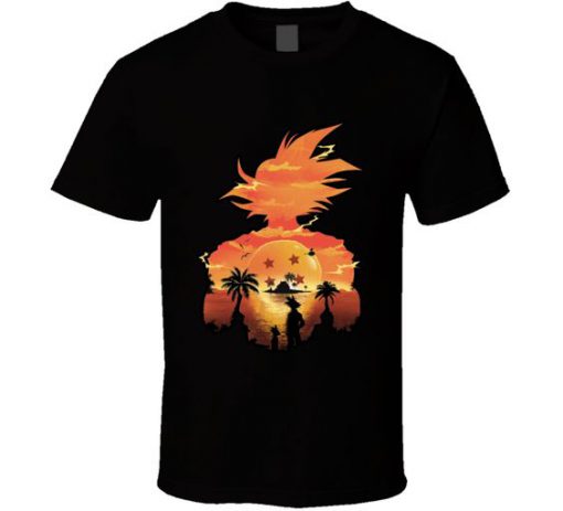 Dragon Ball Sunset T-Shirt Ad