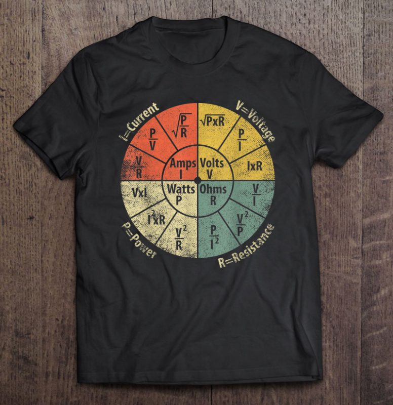 Electrical Diagrams Electronics t shirt Ad - PADSHOPS
